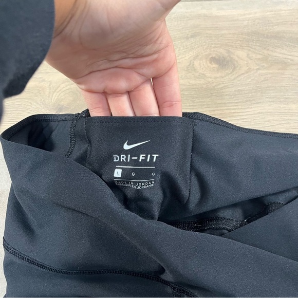 Nike Womens Power Victory Tight Fit Training Running Leggings Pink Black - Picture 12 of 16